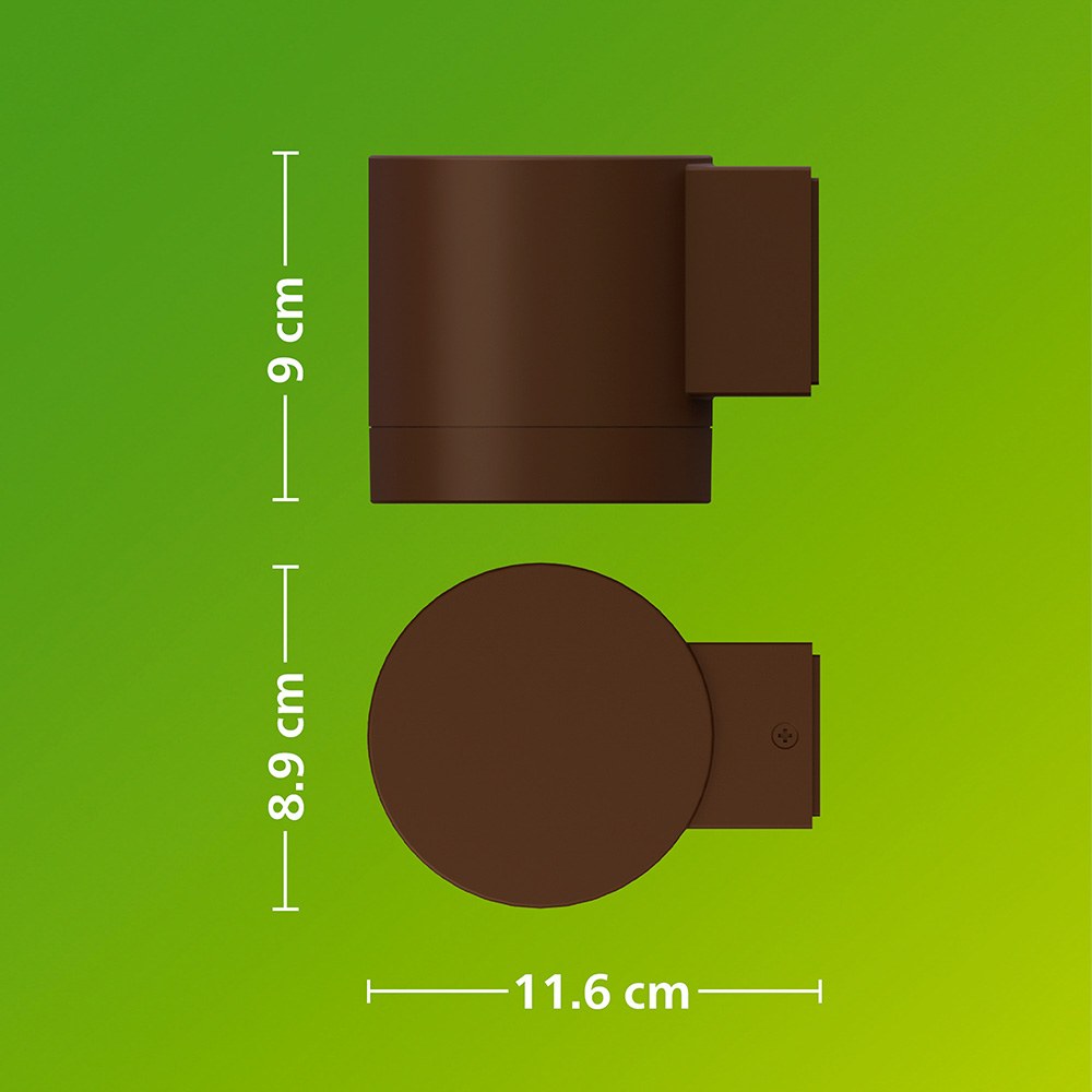 Aplique de exterior LED fylx, 5 W, castanho - Image 3