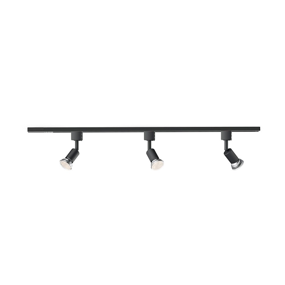 Sistema de riel easylink 3 proyectores, tobia, 5 w, negro