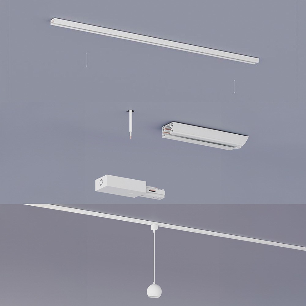 Trilho de extensão easylink 1 m, branco - Image 4