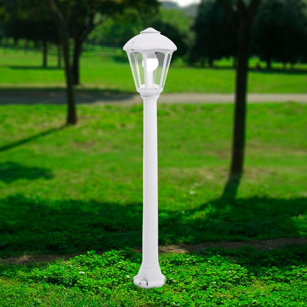 Lanterna baliza com poste giaffa/giampy, E27, branco, Ø210 x 995 mm - Image 2