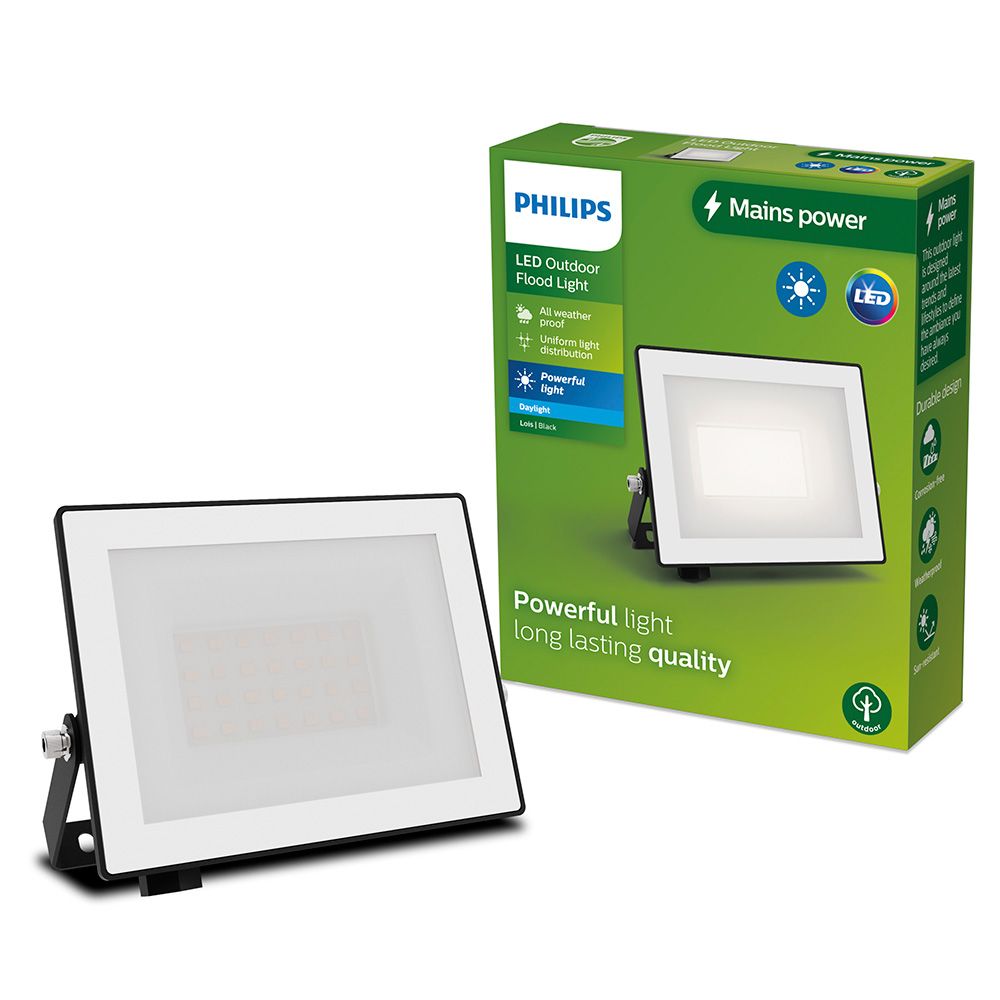 Projetor LED, exterior, lois, preto, 20 W, 5000 K, 2050 LM - Image 2