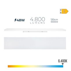 Fita LED 48 w 6400 k luz fria 4800 lm 12 x 120 x 4,5 cm