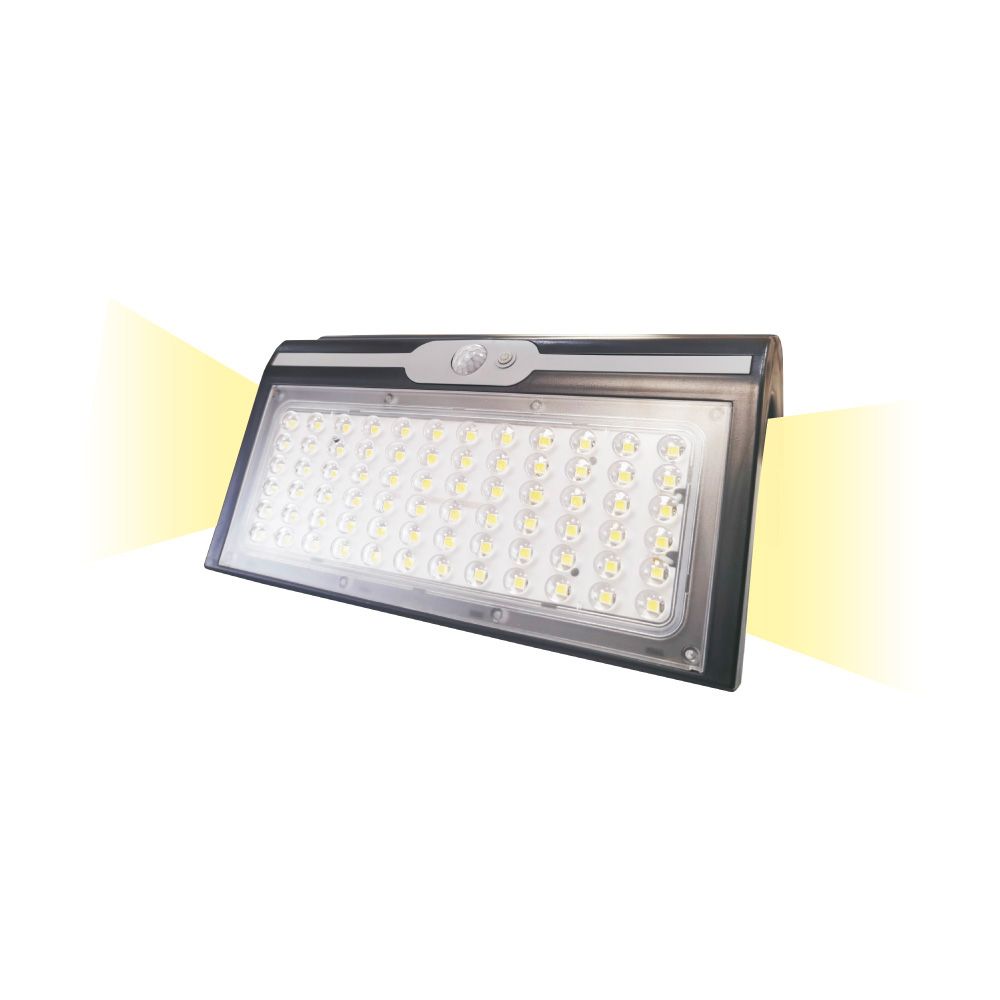 Candeeiro de parede solar 6W 430Lm 6.500K com sensor, COR preto - Image 2