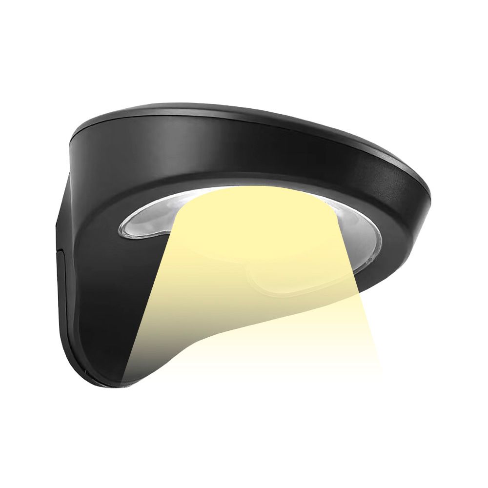 Candeeiro solar 2W 200Lm 6500K com sensor COR preto EDM - Image 2