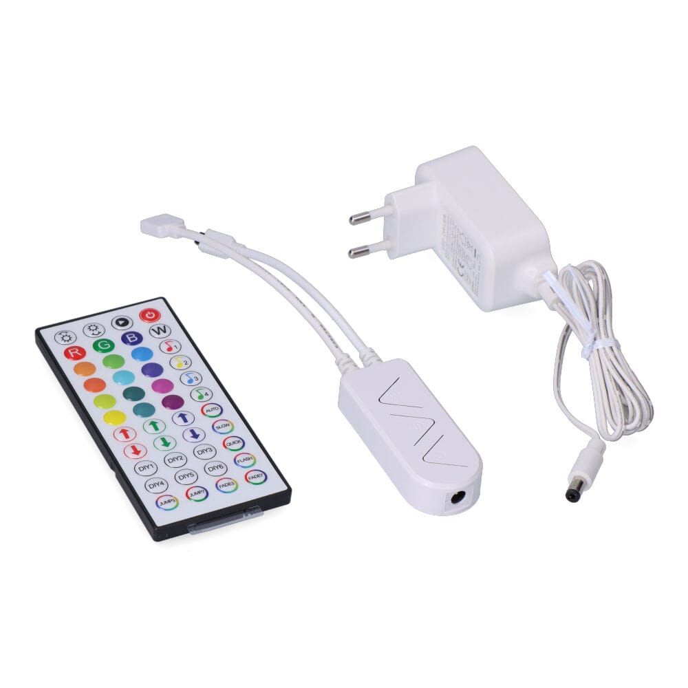 Tira de LED RGB adesiva 5m x 12mm 4,5 W/M -20 LM/W 24V DC, wifi tuya APP - Image 7