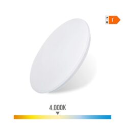 Luminária de parede circular LED de superfície 12 W 4000 K 1160 LM COR branco Ø25 x 6,2 cm