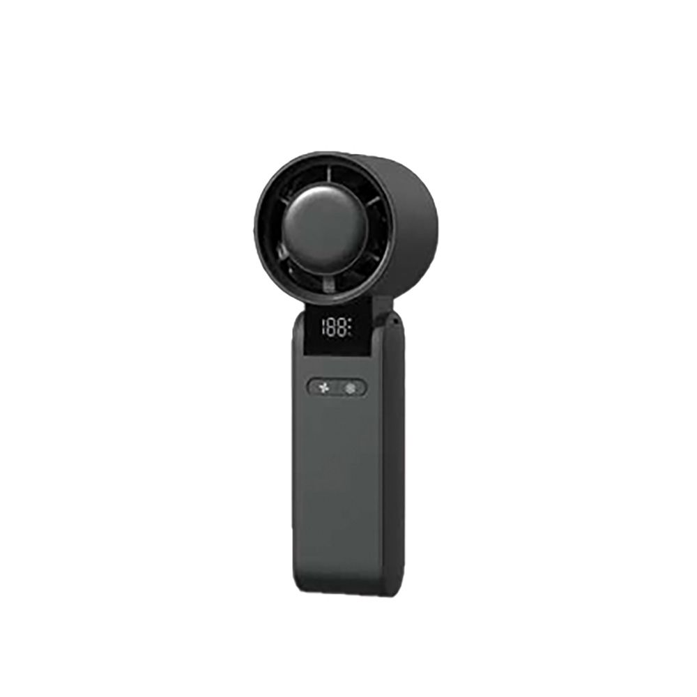 Ventilador portátil recarregável, 4000 mah, preto