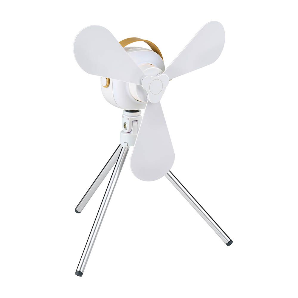 Ventilador de sobremesa, recargable con usb, 3 aspas, 4 velocidades, con mando - Image 3