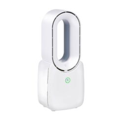 Ventilador de sobremesa recargable con usb sin aspas, 3 velocidades 12,4 x 9 x 30 cm
