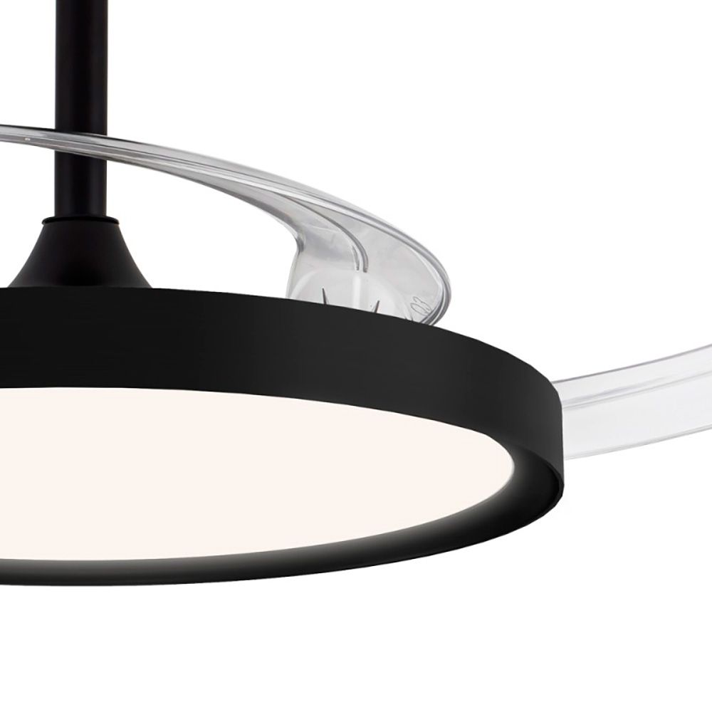 Ventoinha de teto LED 3CCT com pás retráteis, polaris, 43 W, 4430 LM, preto, lâminas Ø106 cm, tecto Ø48,5 cm, altura 32 - 42 cm - Image 5