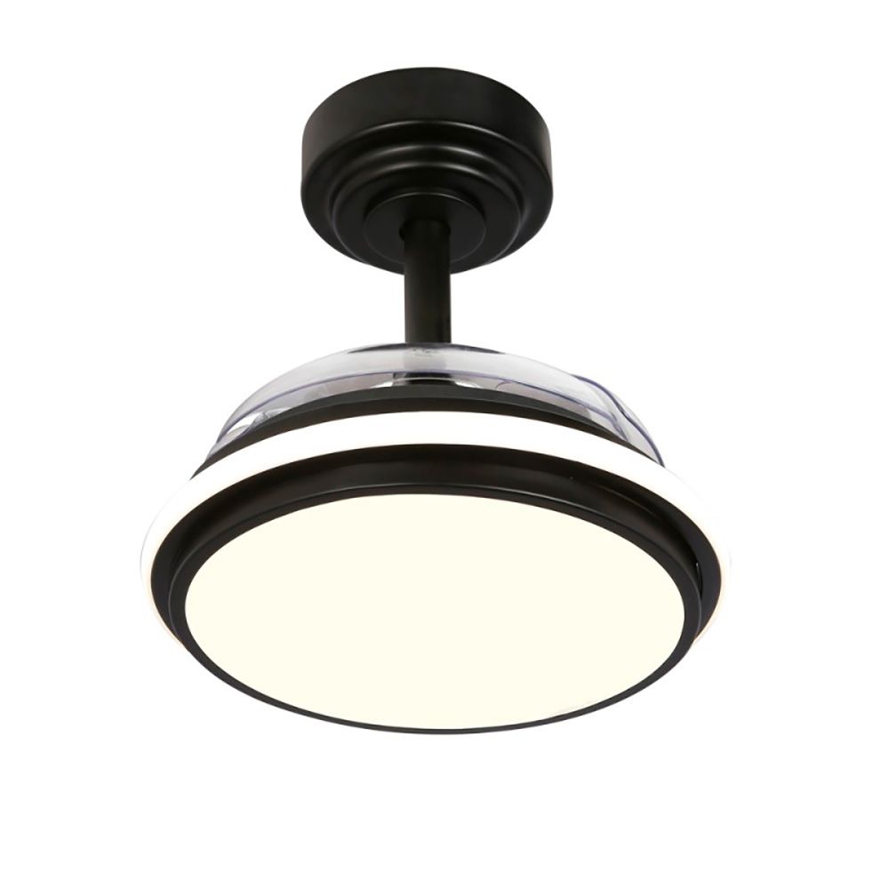 Ventoinha de teto, LED 3CCT, pás retráteis, antila mini XS, 35 W, 3000 LM, preto, pás Ø55 cm, aplique Ø32 cm, altura 38 - 48 cm - Image 3