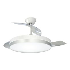 Ventoinha de teto 3CCT Ø107 cm, prateado