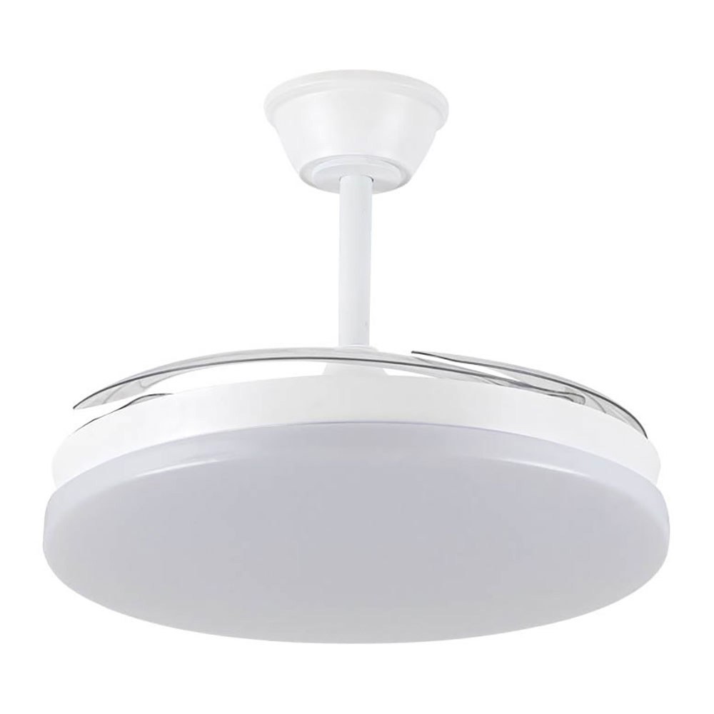 Ventilador techo, led 3cct, aspas retráctiles, milky l evo smart, 72 w, 7920 lm, blanco, ø120 cm, plafón ø48 cm, altura 32 - 42 cm - Image 4