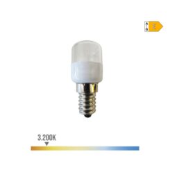 Lâmpada tubular (geladeira) LED E14 0,5 W 55 lm 3200 K luz quente. ø 2,6 x 60 cm