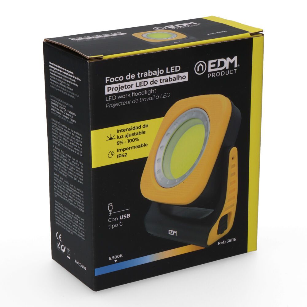 Foco de trabalho LED recarregável 1000 LM 10 W - Image 6
