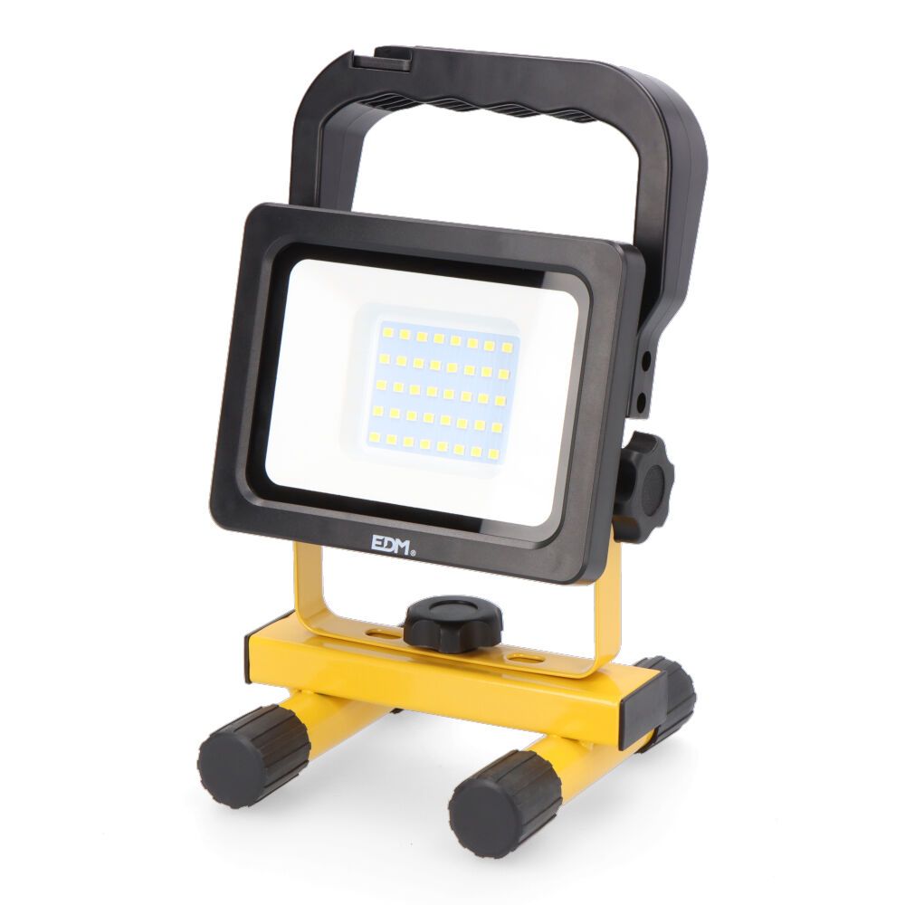 Projetor LED recarregável 20 W 2000 LM 6500 K