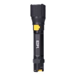 Wolf c recarregável incluído, até 8 horas de autonomia, 6 horas de carga, corpo em alumínio, IP67 à prova d'água até 1 m por 30 minutos, dimensões ø40 x 178 mm, apresentado em display de 6 unidades
