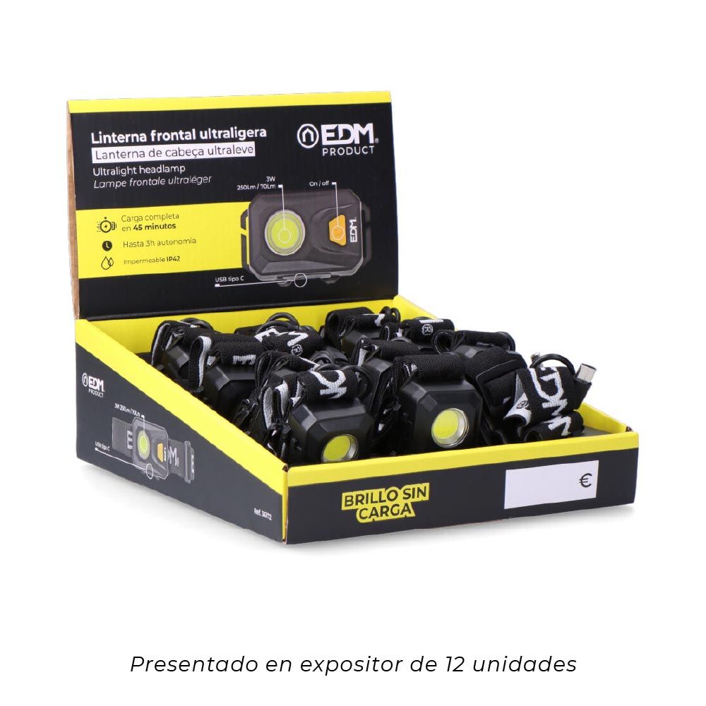 Lanterna frontal ultra leve 250Lm - Image 5