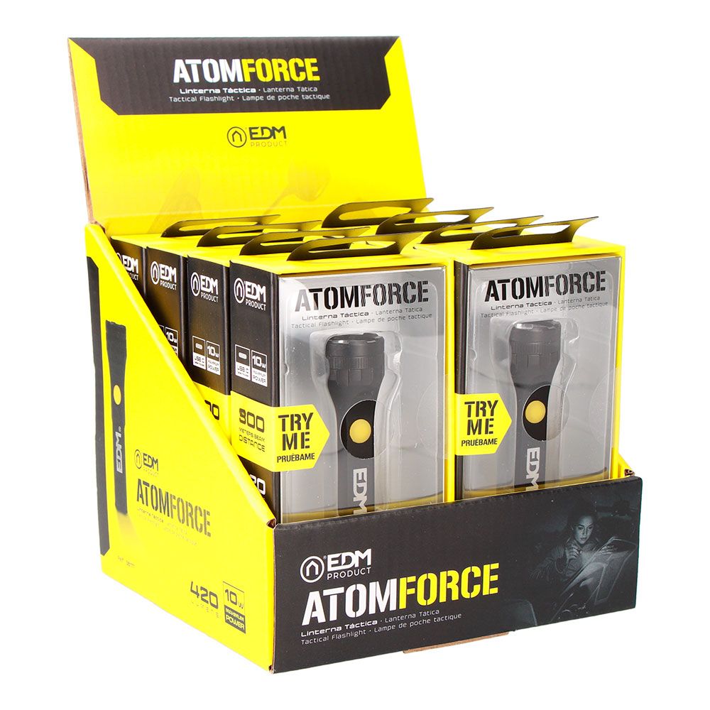 Mini lanterna LED atom force, alumínio, recarregável, 10 W 420 LM - Image 9