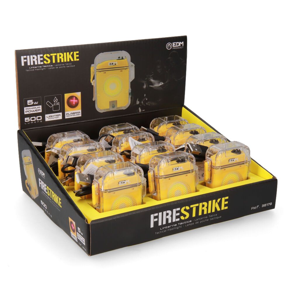 Lanterna led/isqueiro de plasma, firestrike 500 LM, 5 W, 59 x 30 x 73 mm - Image 4