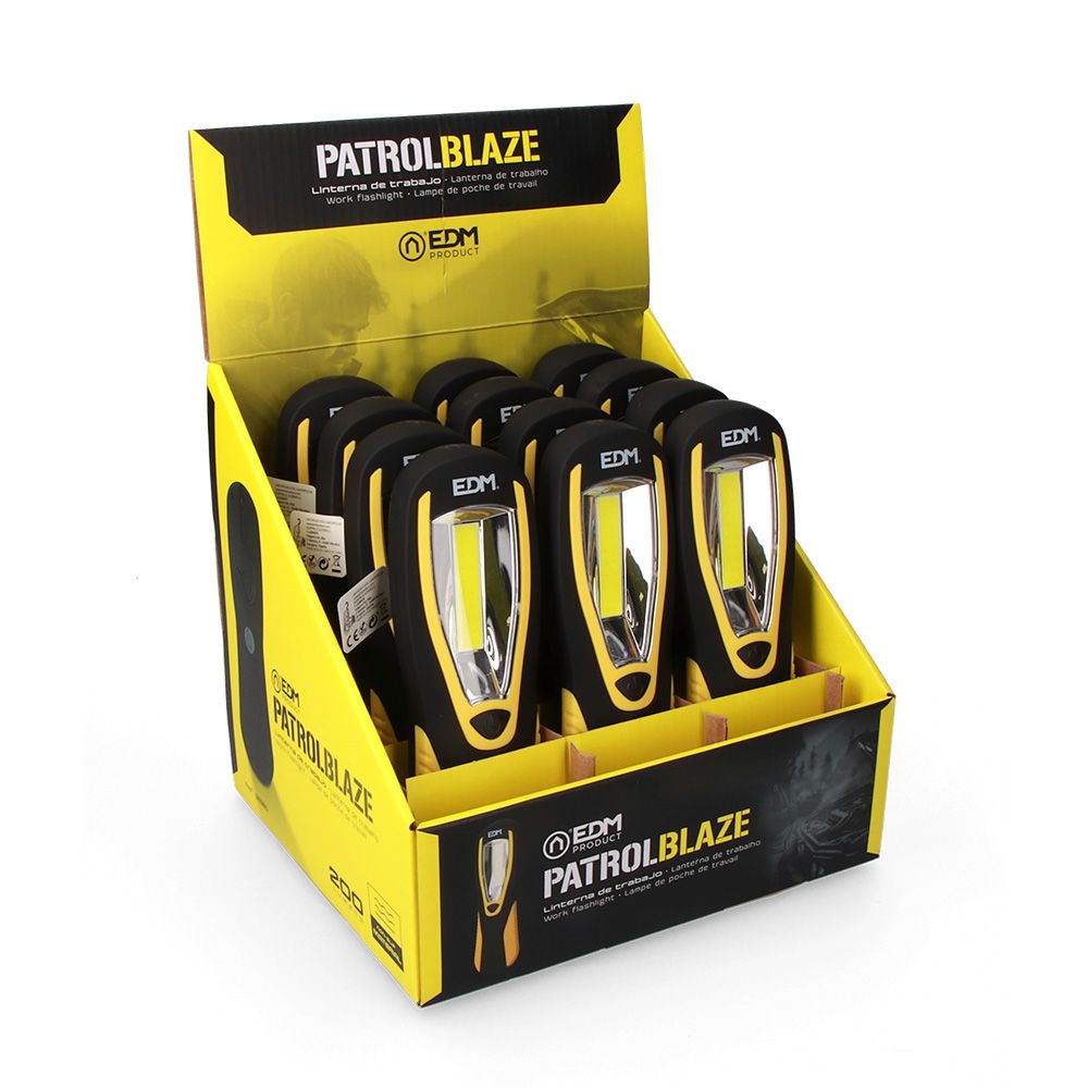 Lanterna LED XL patrol blaze, 5 W 200 LM, com gancho + íman 3 x AA (pilhas incluídas) - Image 5
