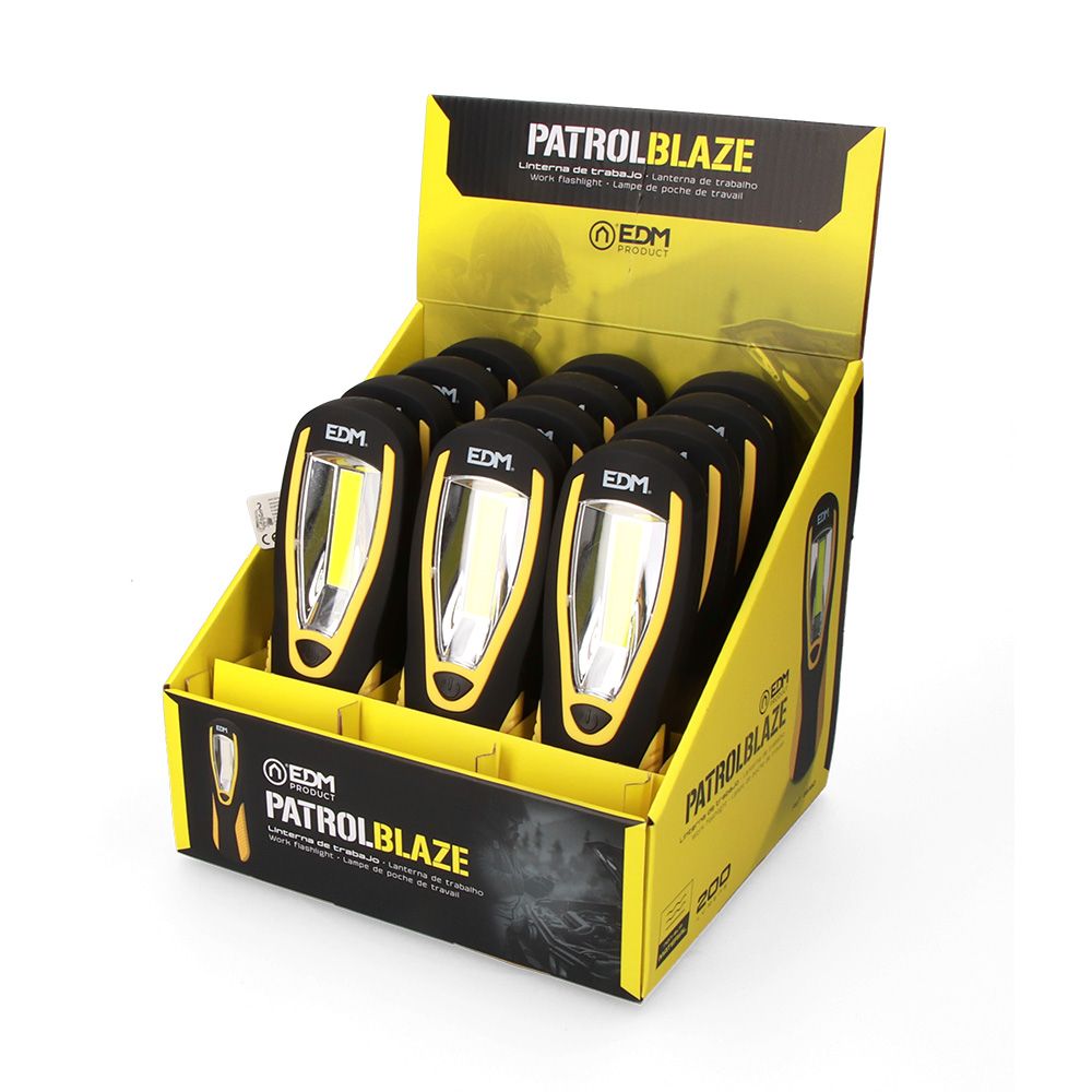 Lanterna LED XL patrol blaze, 5 W 200 LM, com gancho + íman 3 x AA (pilhas incluídas) - Image 6