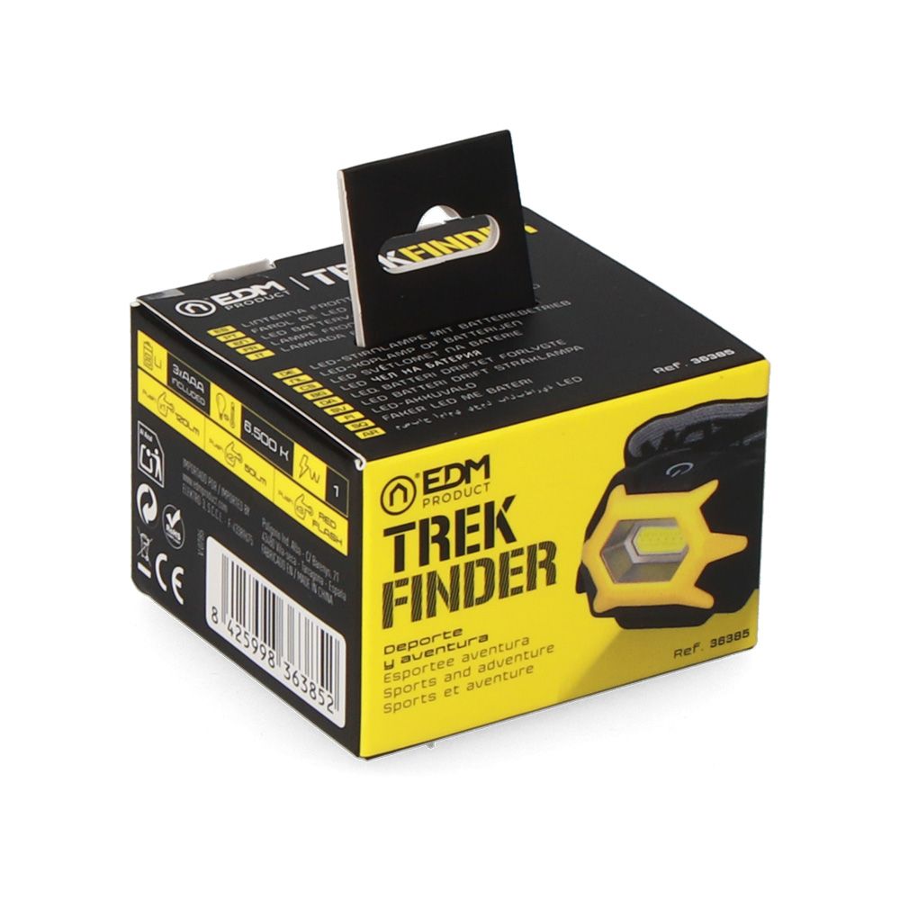 Lanterna LED frontal trek finder, 1 W 120 LM, 3xAAA (pilhas incluídas) - Image 5