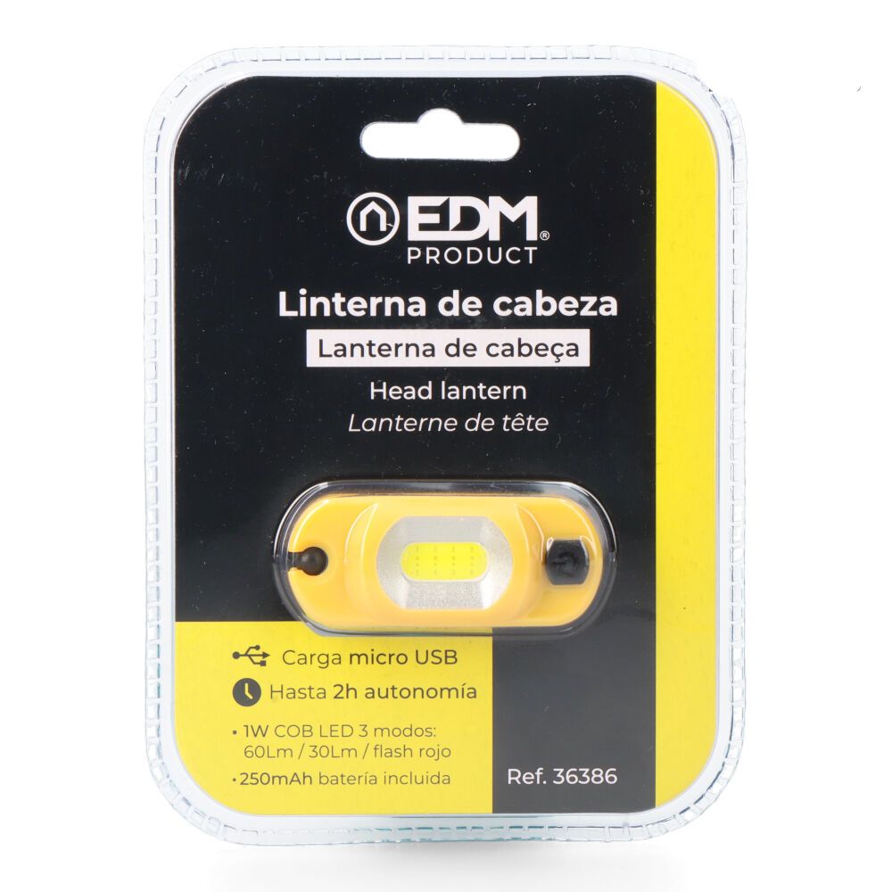 Linterna frontal led recargable trek finder s1 1w 100 im - Image 4