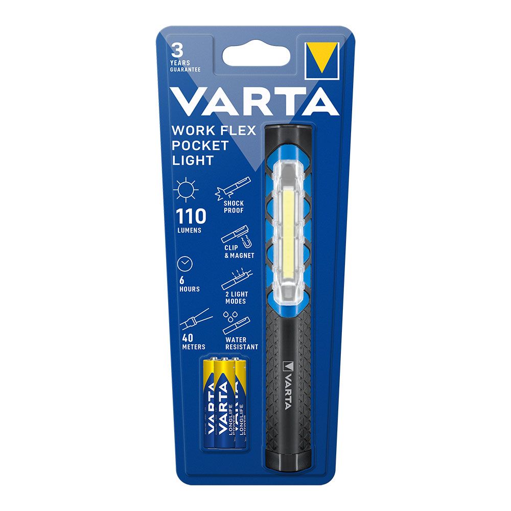 Lanterna varta work flex pocket light 110lm - Image 2