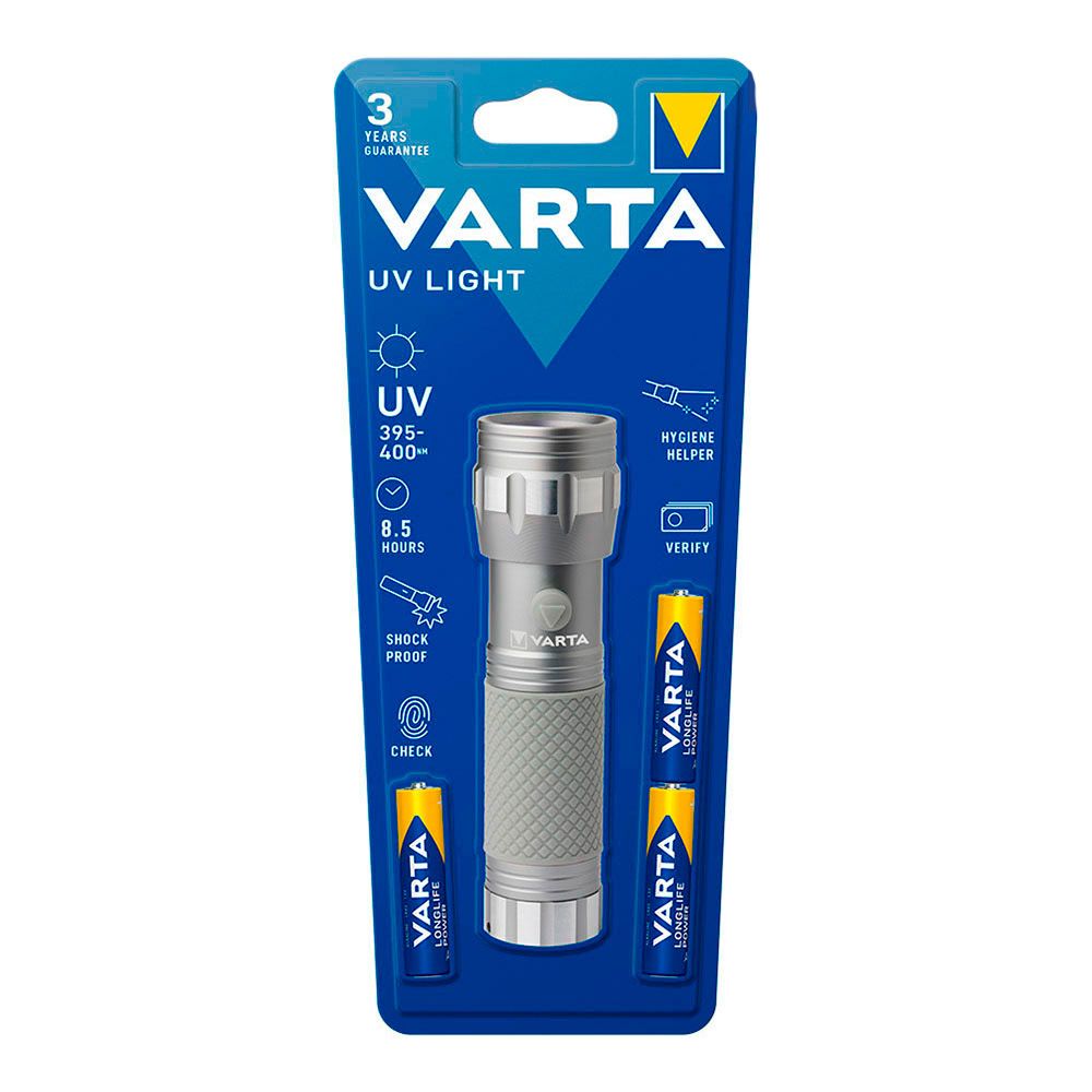 Lanterna UV light ultravioleta varta 8,5h 3xAAA