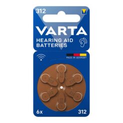 Bateria para aparelhos auditivos varta baterias para aparelhos auditivos 312 (blister 6 unidades)