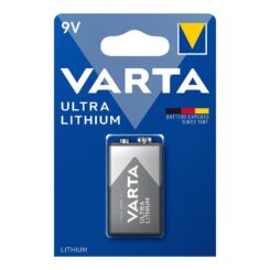 Pila alkalina ultra lithium 6lr61- 9 v (blister 1 unid.) 26,5 x 17,5 x 48,5 mm