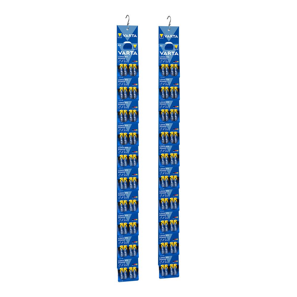 Pila alkalina longlife power aa - lr06 2 tiras (10 blisters 4 unid.) ø14,5 x 50,5 mm precio por blister - Image 2