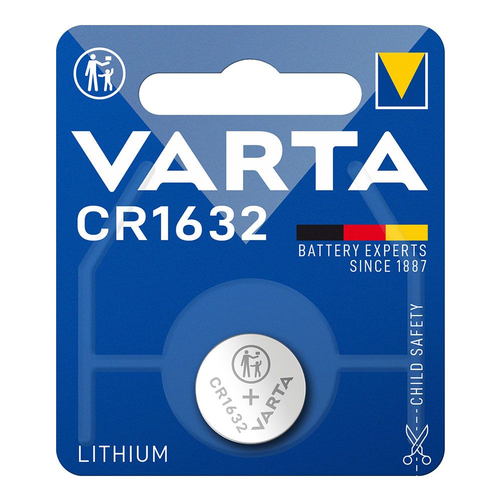 Pilha lithium micro CR1632 3 V Ø16,0 x 3,2 mm blister