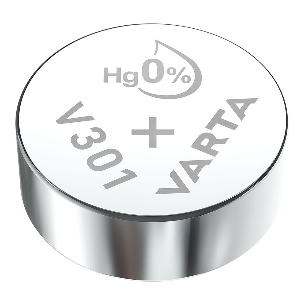 Micro pila de botón silver sr43 - v301 1,55 v ø11,6 x 4,2 mm watch blister