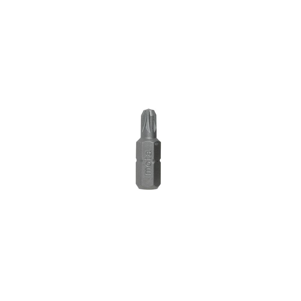 PONTAS POZIDRIVE PZ2 x 25 mm ¼ pol AÇO, 10 un