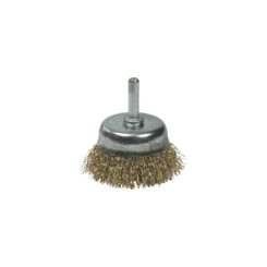 Escova CON espiga aço ondulado Ø75 mm