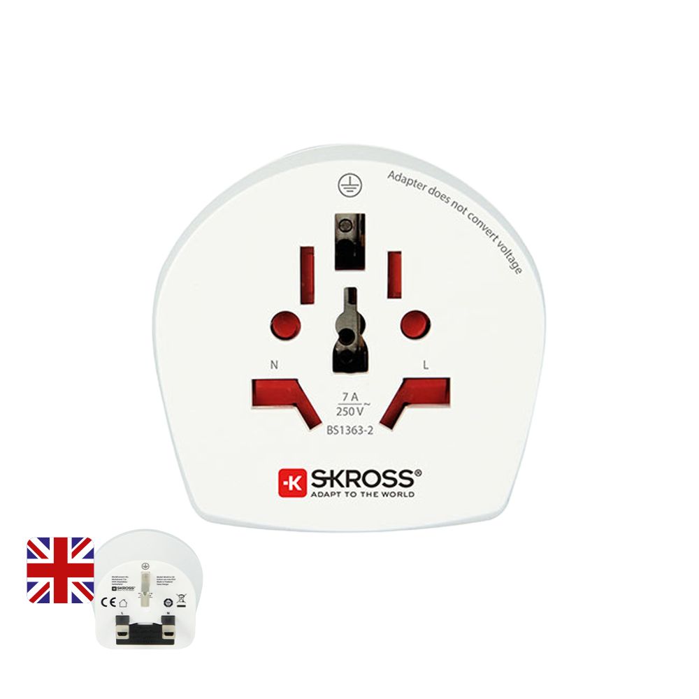 Adaptador mundial a reino unidos skross 1500225-E