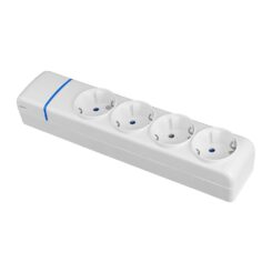 Base múltipla com 4 tomadas 2p+e, 16 a 250 v, sem cabo