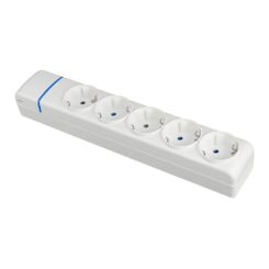 Base múltipla com 5 tomadas 2p+e, 16 a 250 v, sem cabo