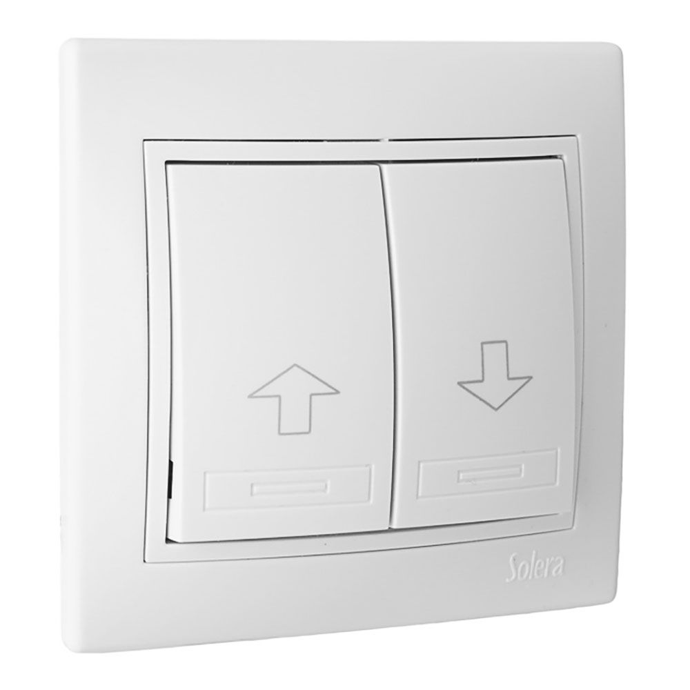 Botão para estores 10A 250V série europa solera ERP20U
