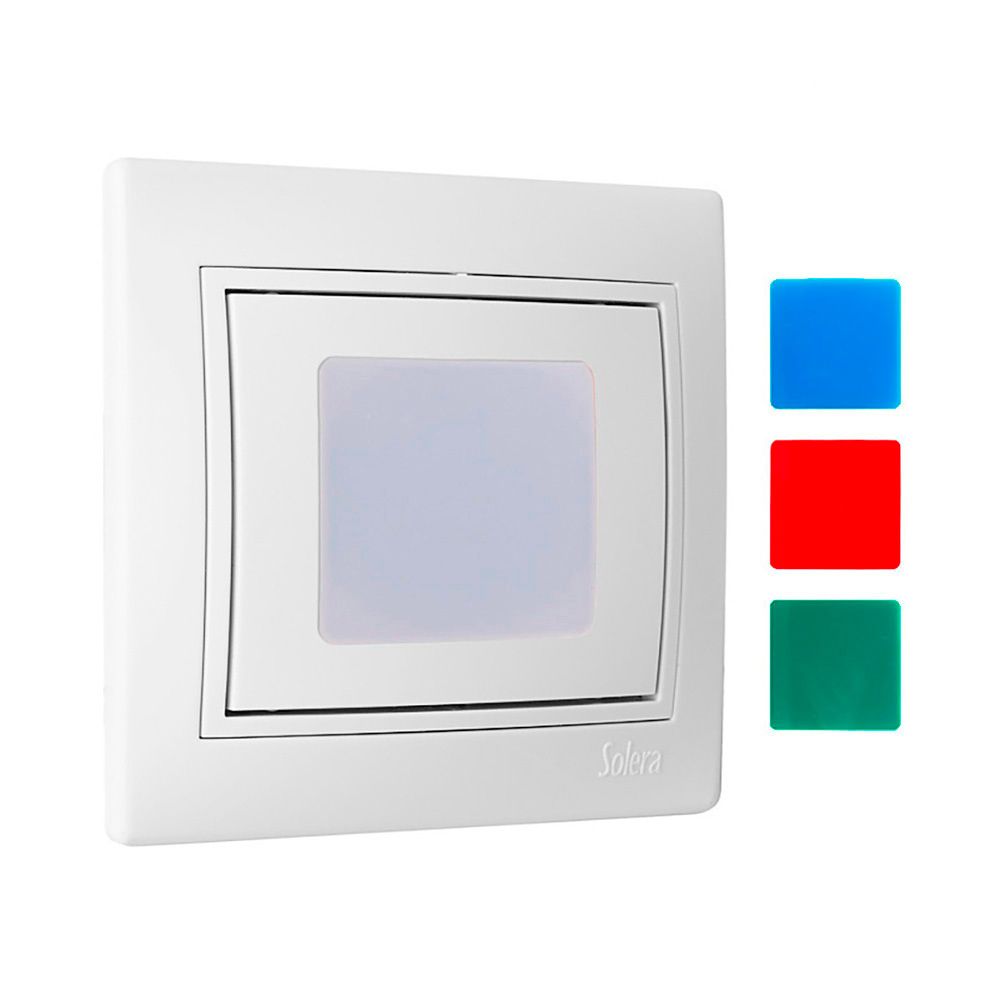 Piloto de escada 10A 250V série europa solera ERP90U