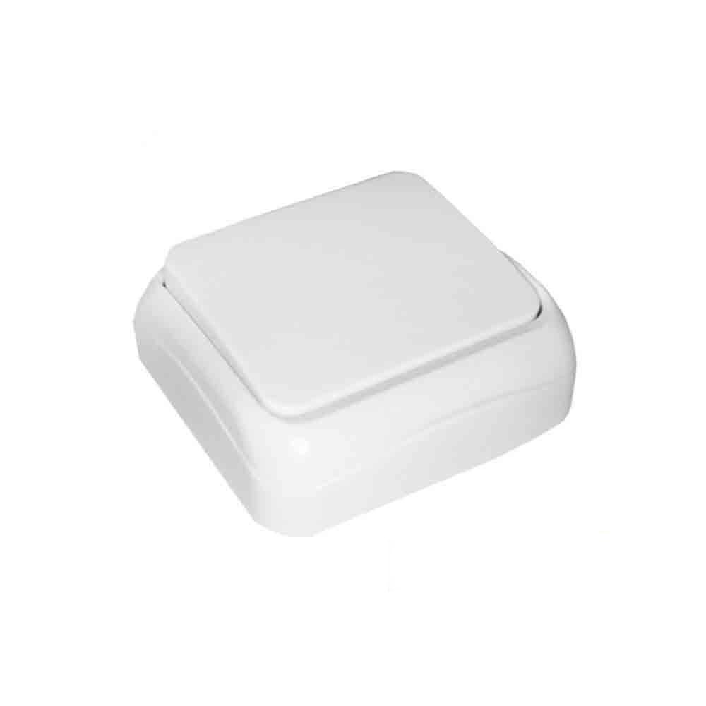 Comutador superfície "serie spa" 77 x 77 x 30 mm