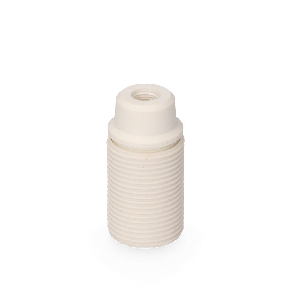 Casquilho com rosca E14 homologado branco solera 6584CRB
