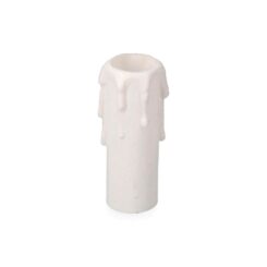 Vela média para casquilho E14 branco solera 854