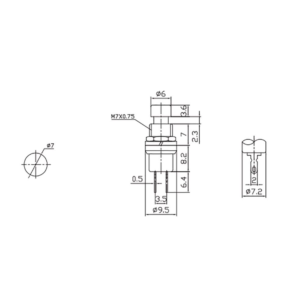 Pulsador 1A 250V - Image 2