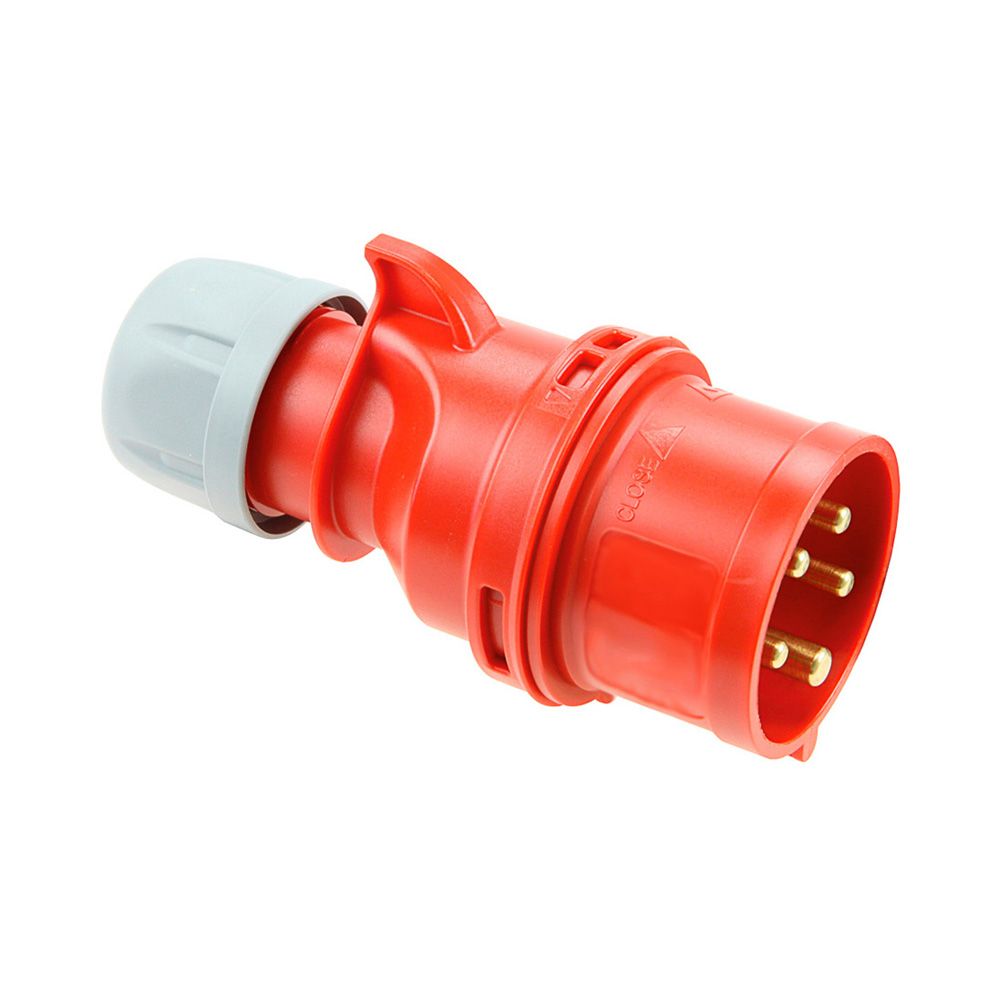 Cetac ficha 3P+N+T vermelha 16A 400V~ IP44