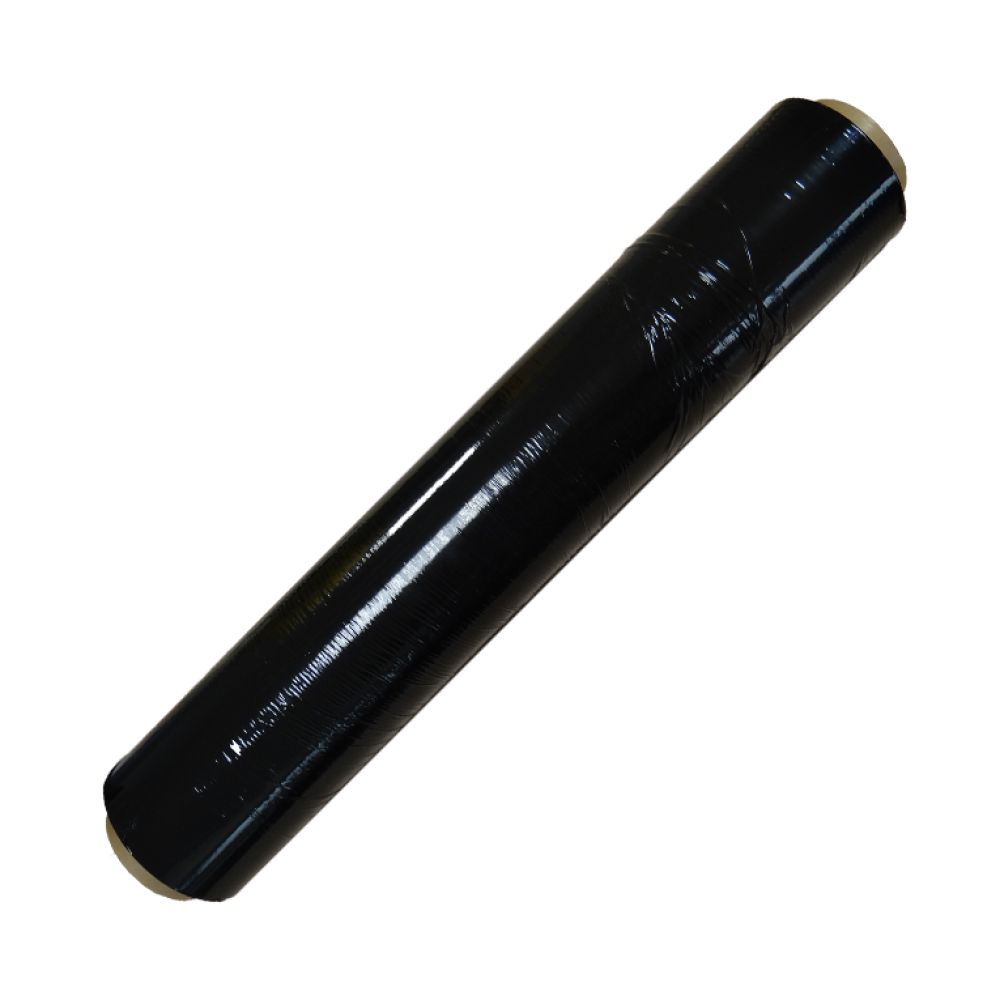 Rolo filme preto 50 cm 2 kg 23 microns