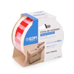 Fitade embalar em espanhol "muy frágil" 48 micras 50 mm x 48 m