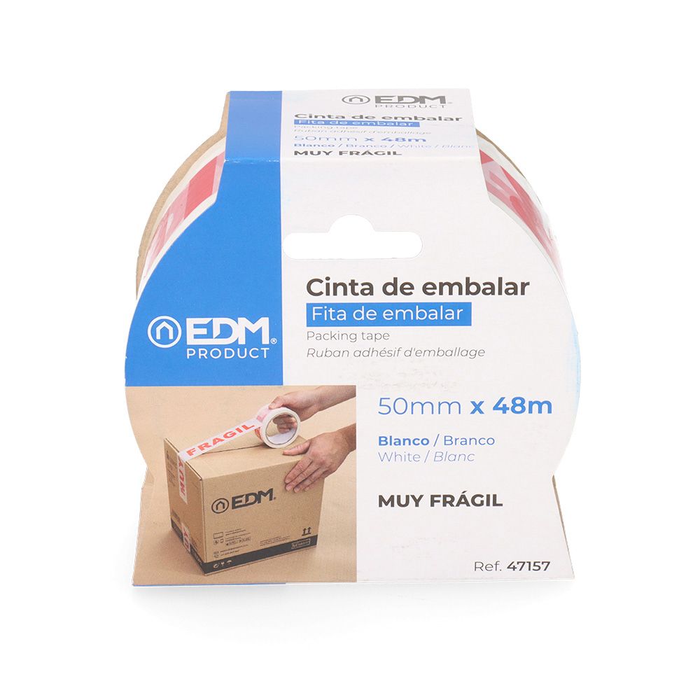 Fitade embalar em espanhol "muy frágil" 48 micras 50 mm x 48 m - Image 2